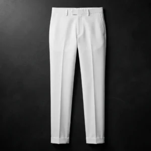 Pantalón de Vestir Blanco Sastrería